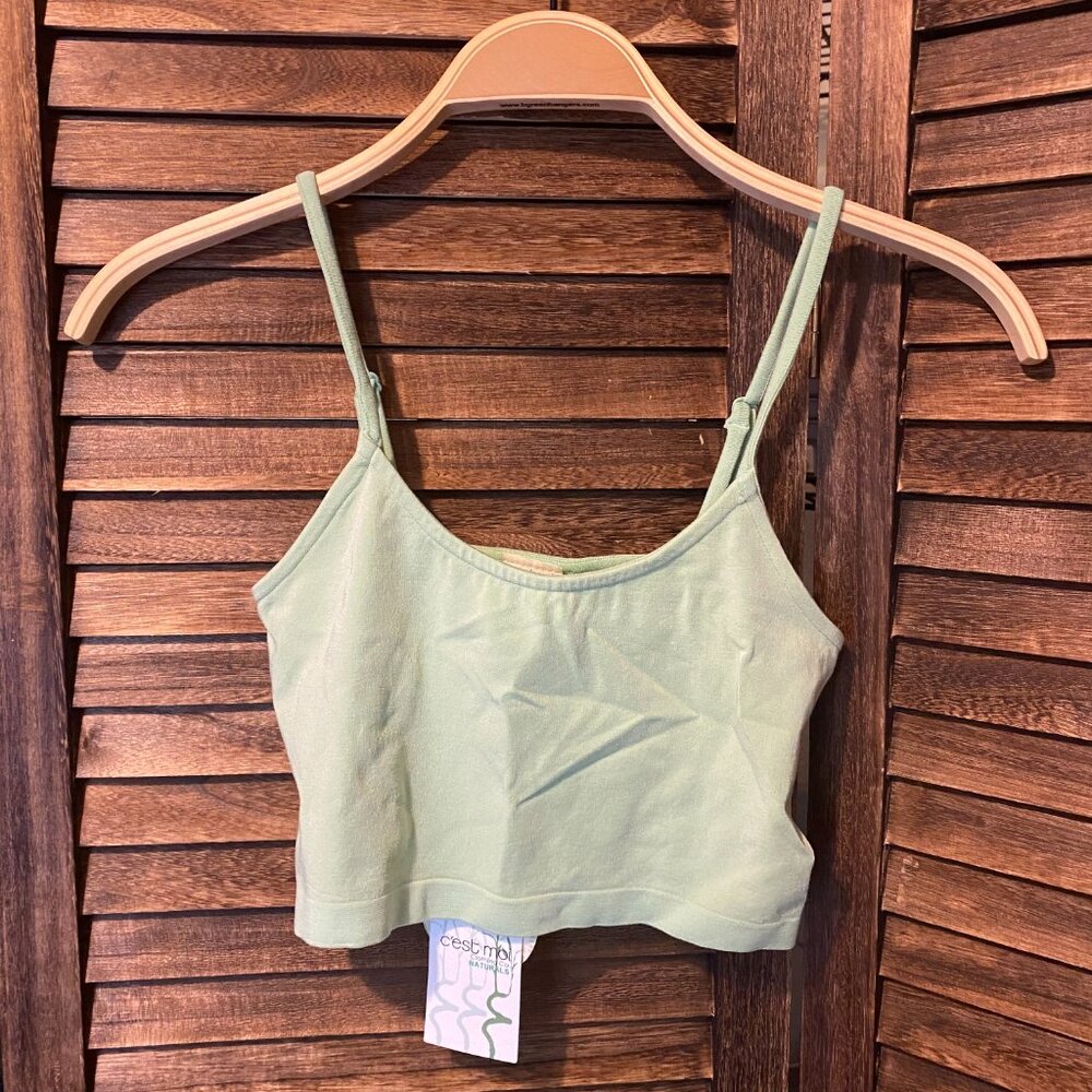 C'est Moi Crop Tankini Mint